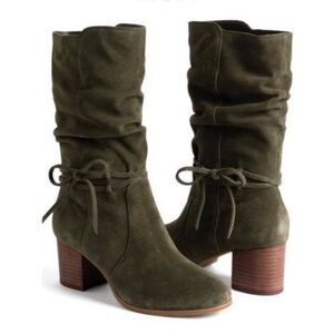 Olive Boots for Women Size 8